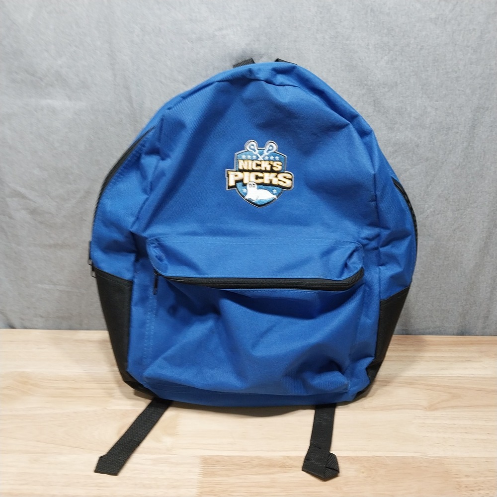 Unbranded Backpack Nicks Picks‎ Lacrosse Logo Blue